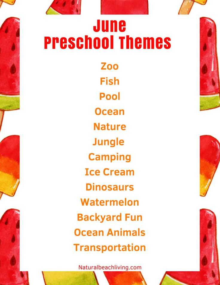 June Preschool Themes With Lesson Plans And Activities Summer june-preschool-themes-with-lesson-plans-and-activities-summer