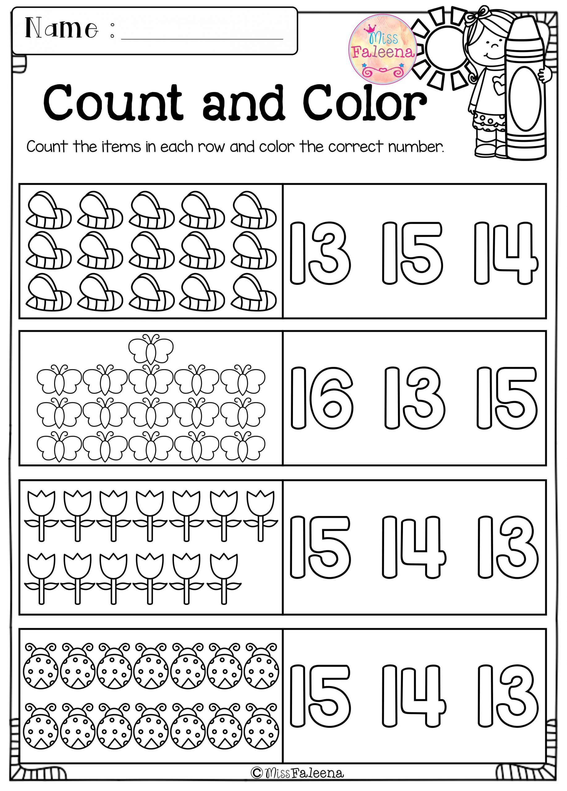 Kindergarten Morning Work Set 2 