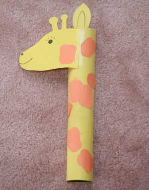 tuvalet rulosundan zürafa