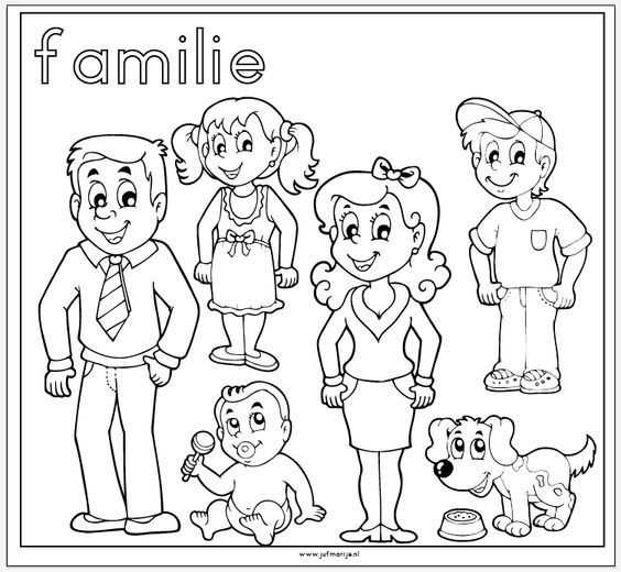 Aile Buyukleri Boyama Sayfasi 22 Okul Oncesi Etkinlik Faliyetleri Madamteacher Com