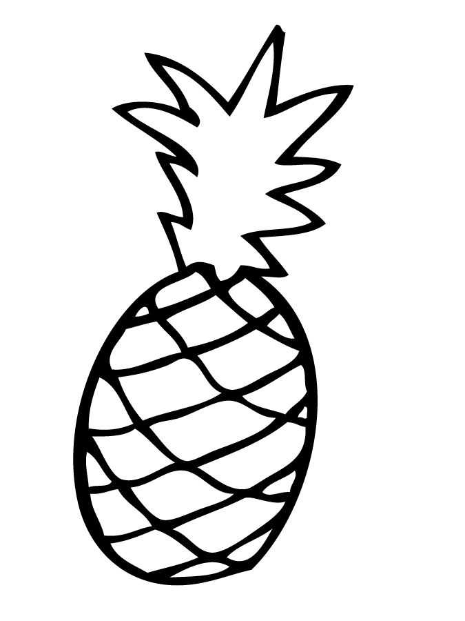 ananas boyama sayfasi (1)