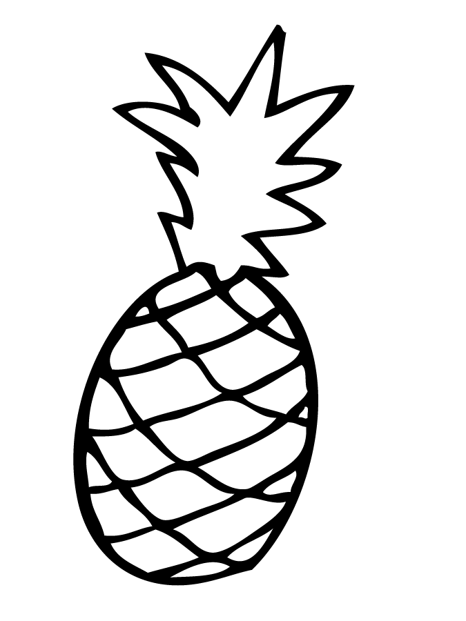 ananas boyama sayfasi (1)