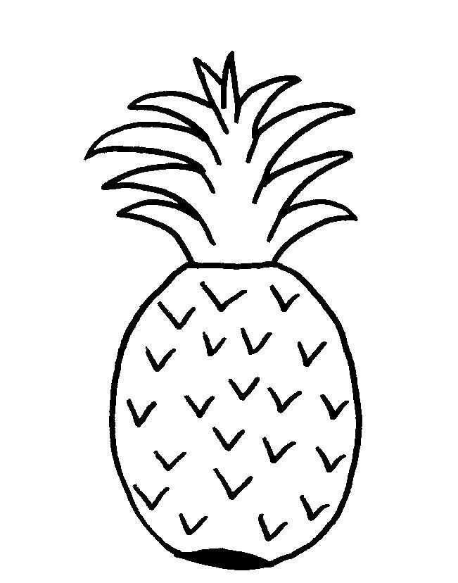 ananas boyama sayfasi (2)