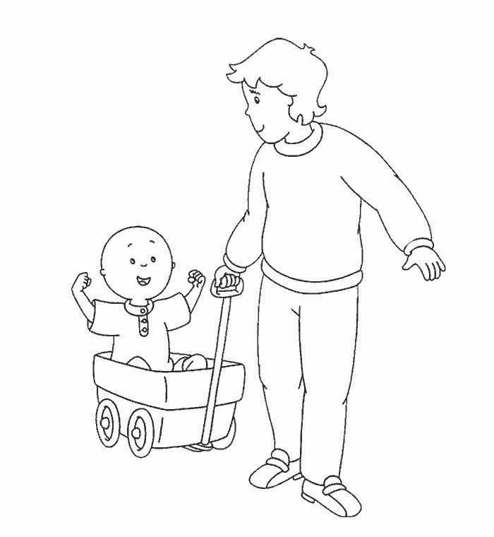 caillou boyama sayfasi (4)