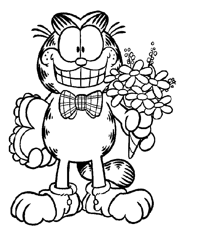 garfield boyama sayfasi (2)