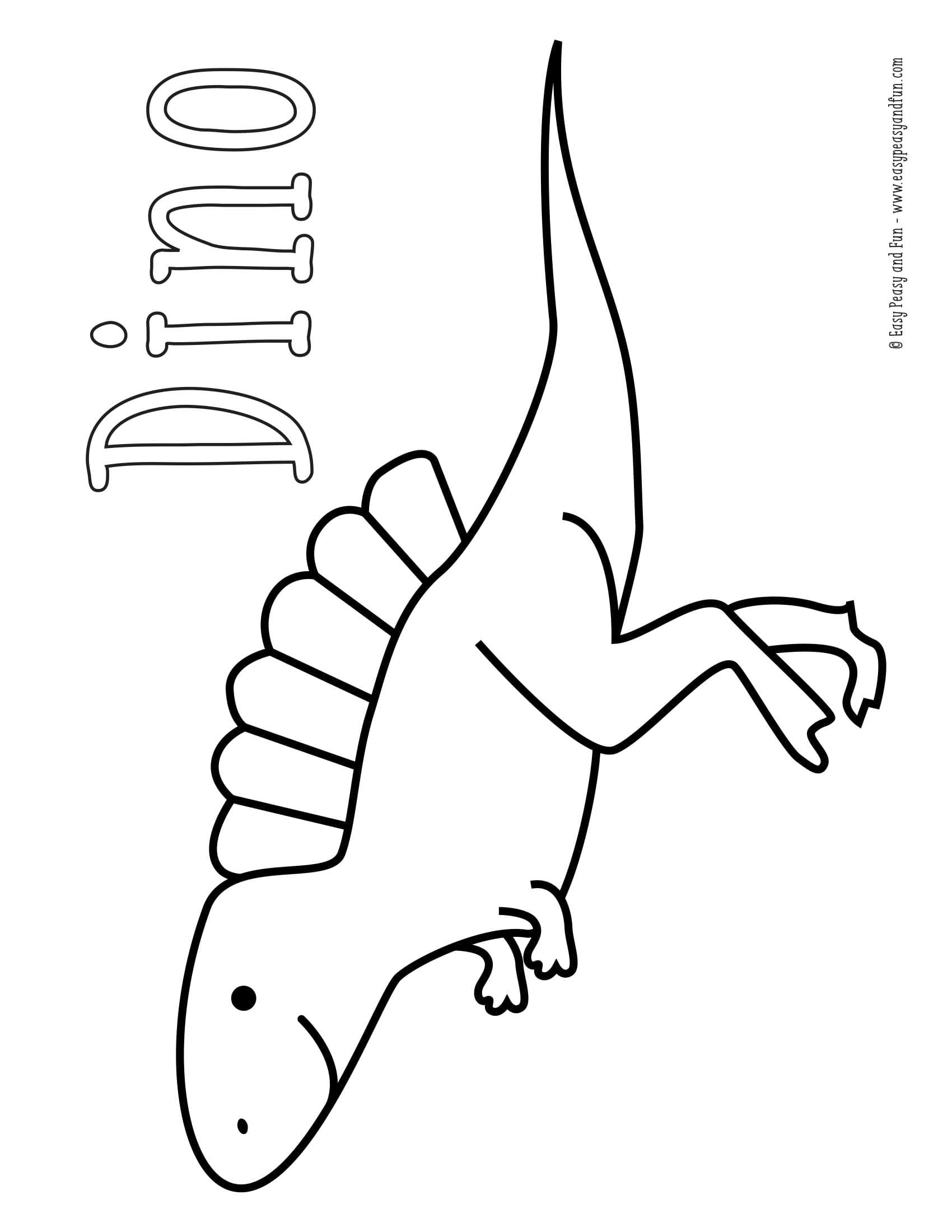 Okul Oncesi Dinozor Cesitleri Boyama Sayfasi 8 Okul Oncesi