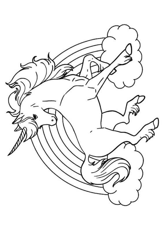 Okul Oncesi Unicorn Boyama Sayfasi Okul Oncesi Etkinlik
