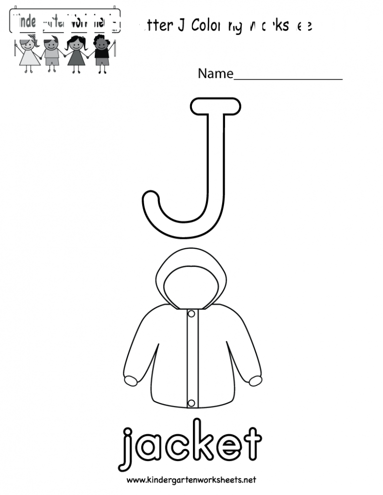 10 Letter J Coloring Pages Preschool