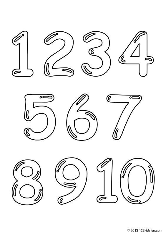 595 Animal Coloring Pages Counting Numbers for Kids