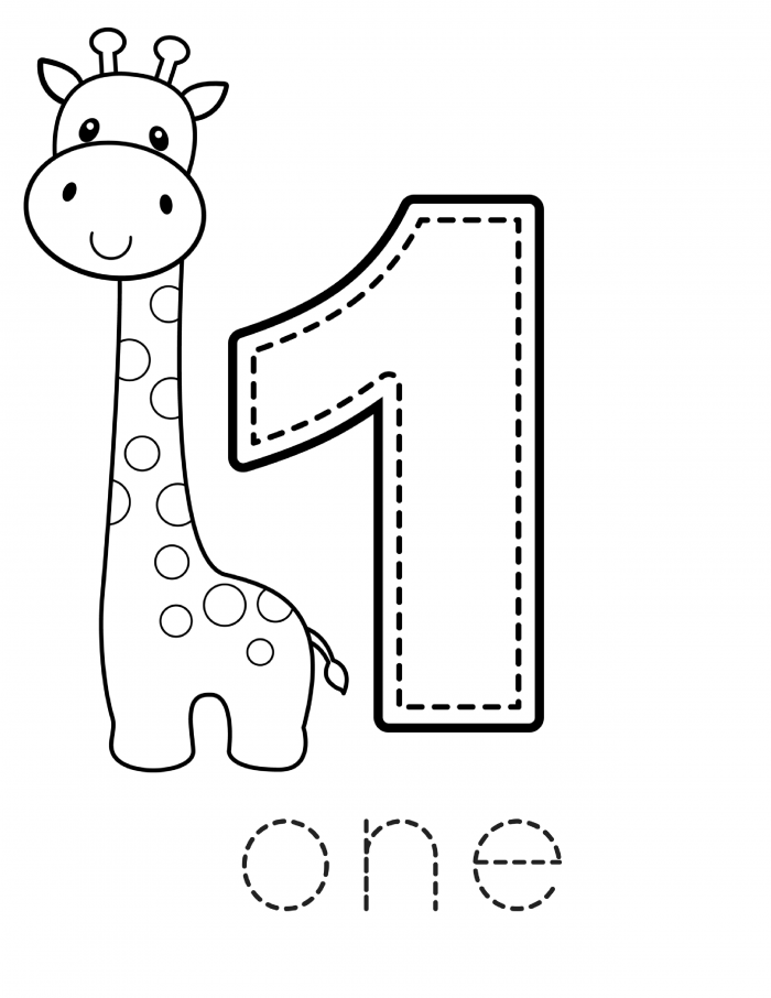 free preschool number printables